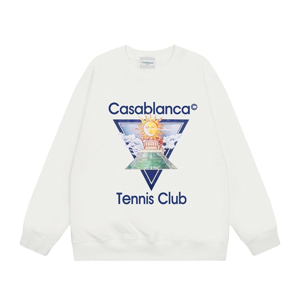 Casablanca Tennis Club Icon Graphic-Print Sweatshirt